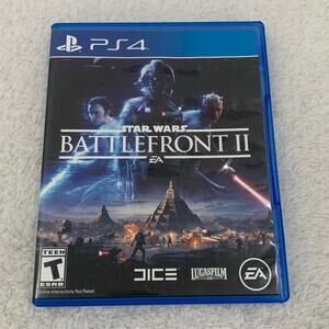 PS4 Star Wars Battlefront II 2 Game 2017 Sony PlayStation 4 Tested/Works Shooter